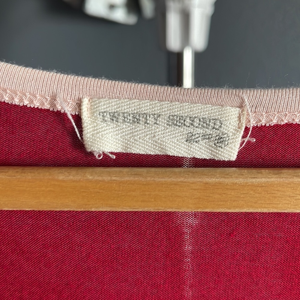 Red Button Long Sleeve - Picture 3 of 4